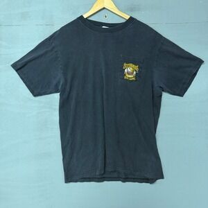 Vintage Sturgis 2001 Rally Pocket T-Shirt Mens XL Faded Black T-America USA Made